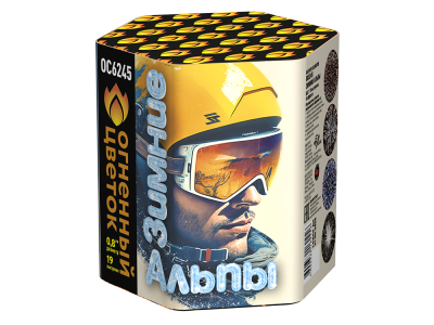 Зимние Альпы Батарея салютов купить в Верхнеуральске | verhneuralsk.salutsklad.ru