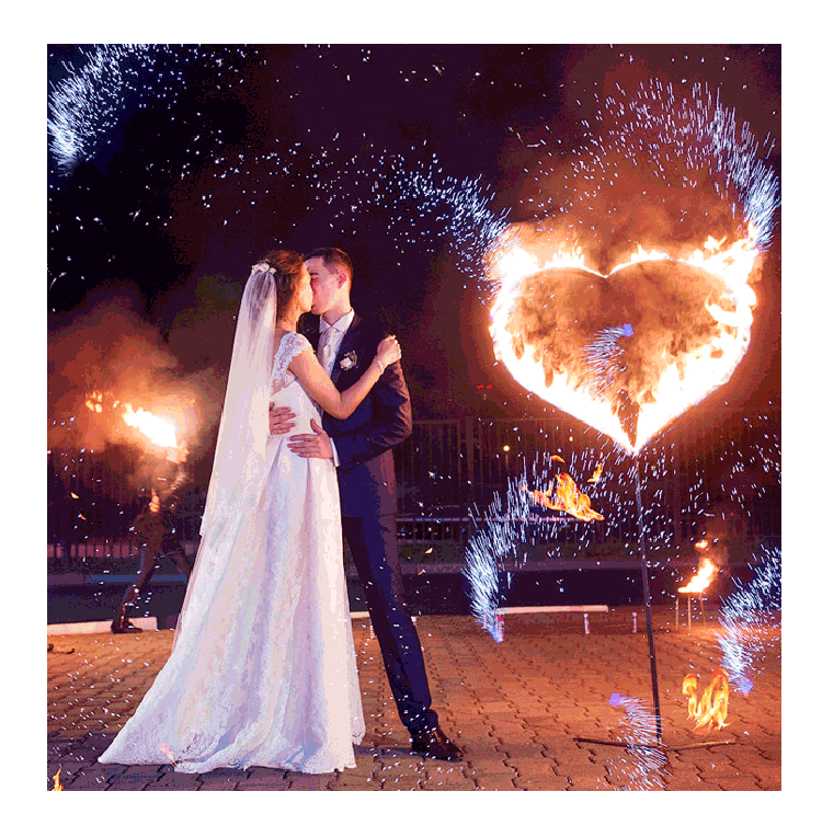Организация пиротехнического шоу на свадьбу  Верхнеуральск | verhneuralsk.salutsklad.ru