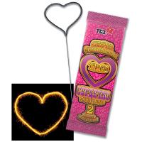 Сердечко Бенгальские огни фигурные купить в Верхнеуральске | verhneuralsk.salutsklad.ru