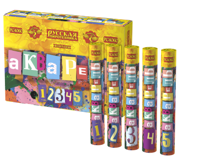 Акварель Фонтан пиротехнический купить в Верхнеуральске | verhneuralsk.salutsklad.ru