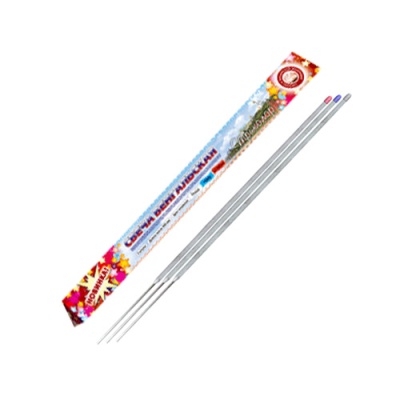 Триколор 300 мм. Бенгальские огни цветные купить в Верхнеуральске | verhneuralsk.salutsklad.ru