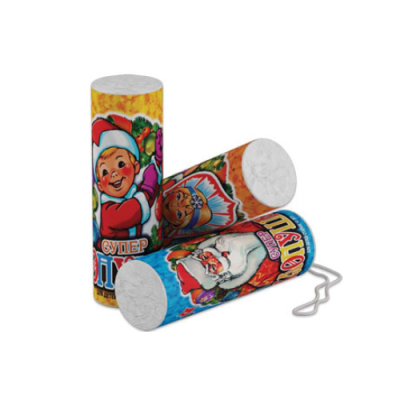 Супер с серпантином Хлопушки купить в Верхнеуральске | verhneuralsk.salutsklad.ru