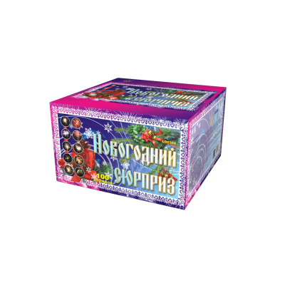 Новогодний сюрприз Фейерверк купить в Верхнеуральске | verhneuralsk.salutsklad.ru