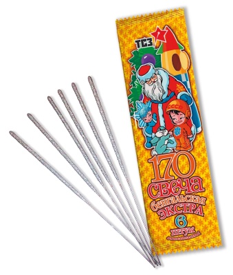 170 мм. Экстра Бенгальские огни купить в Верхнеуральске | verhneuralsk.salutsklad.ru