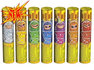 Цветной дым 25 Цветной дым купить в Верхнеуральске | verhneuralsk.salutsklad.ru